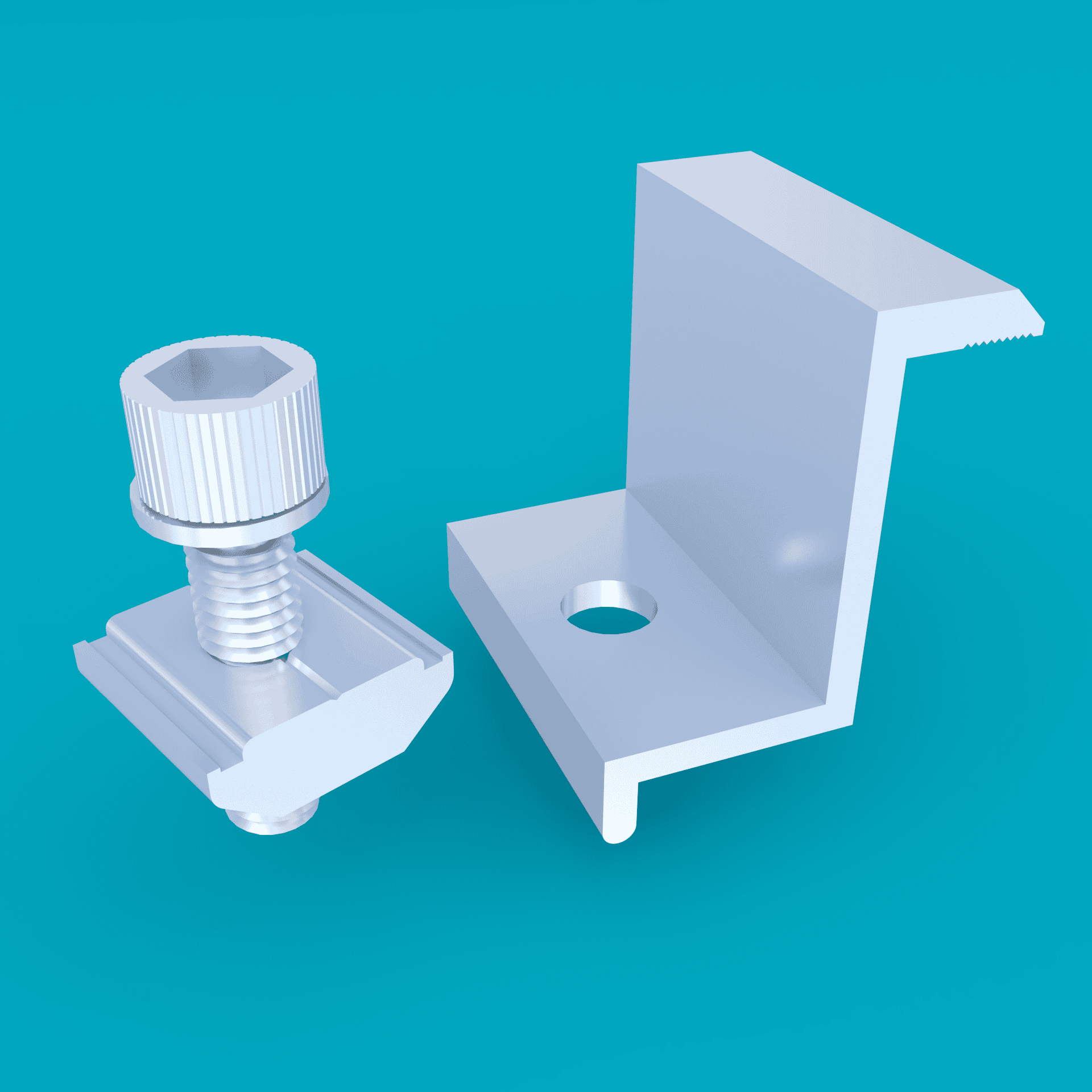 Kẹp biên nhôm 30mm